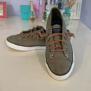 Sperry’s Green Twill Shoes